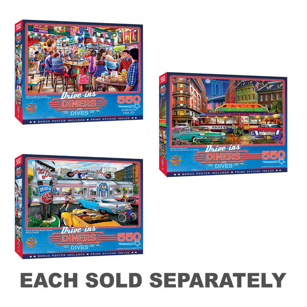 Drive-Ins Diners & Dives 550pc Puzzle