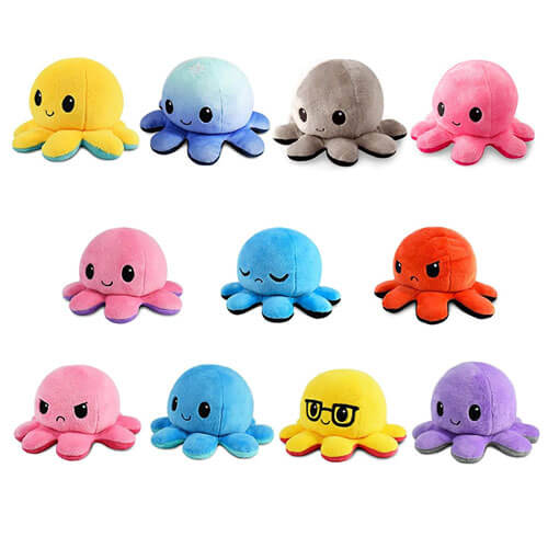 Reversible Octopus Plushie