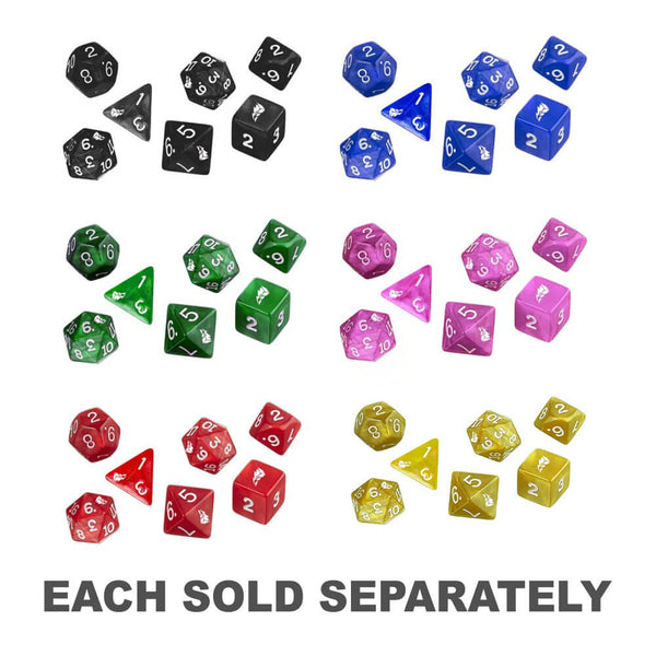 Power Rangers RPG 7 Dice Set