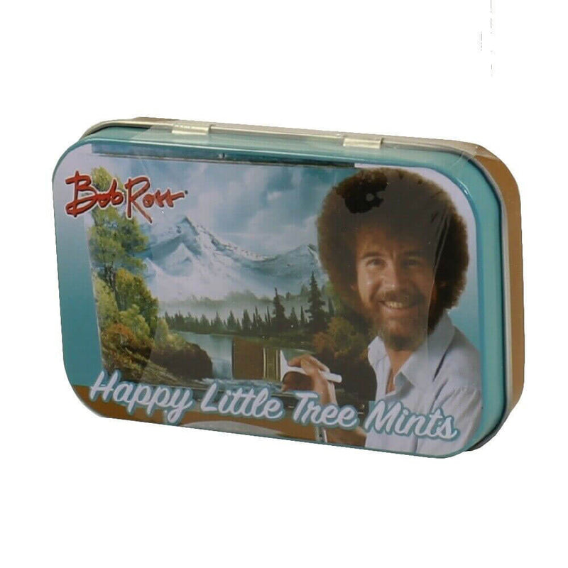 Bob Ross Happy Little Tree Mints Tin Candy