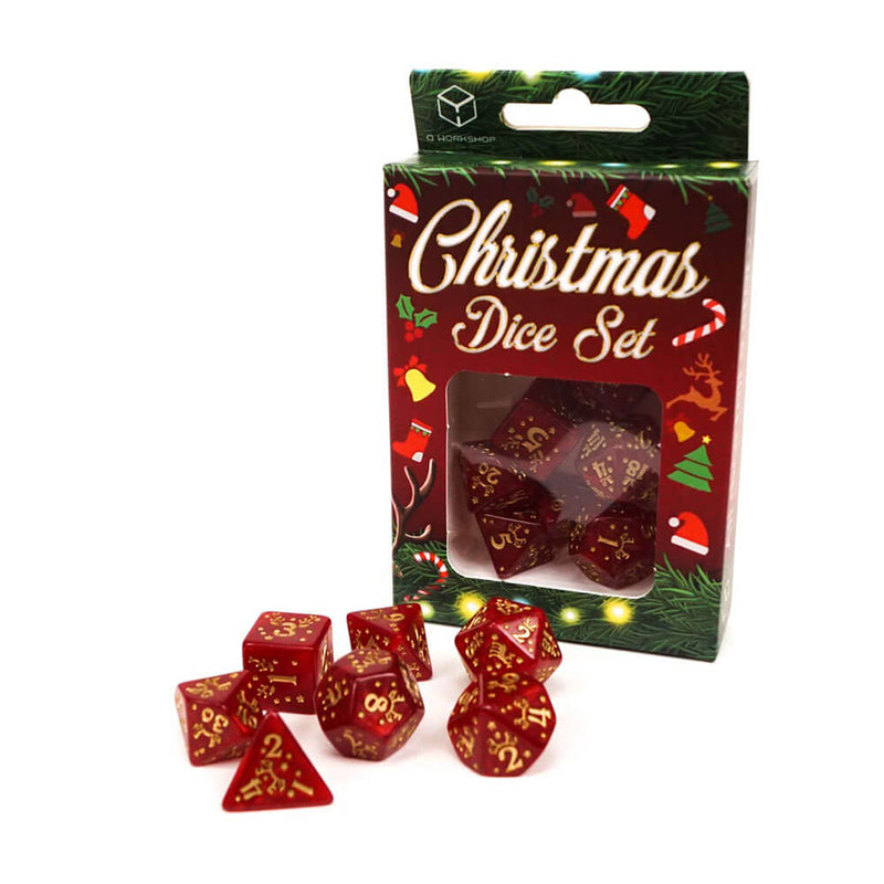 D&D Christmas Dice Set