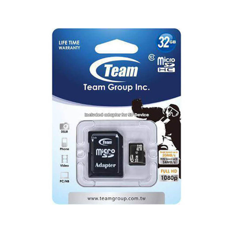 Team Class 10 Micro SDHC -muistikortti