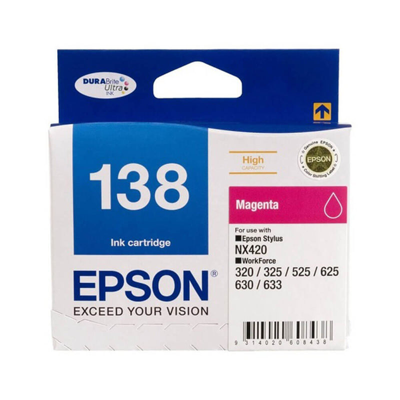 Epson High Saanto Inkjet -patruuna T138