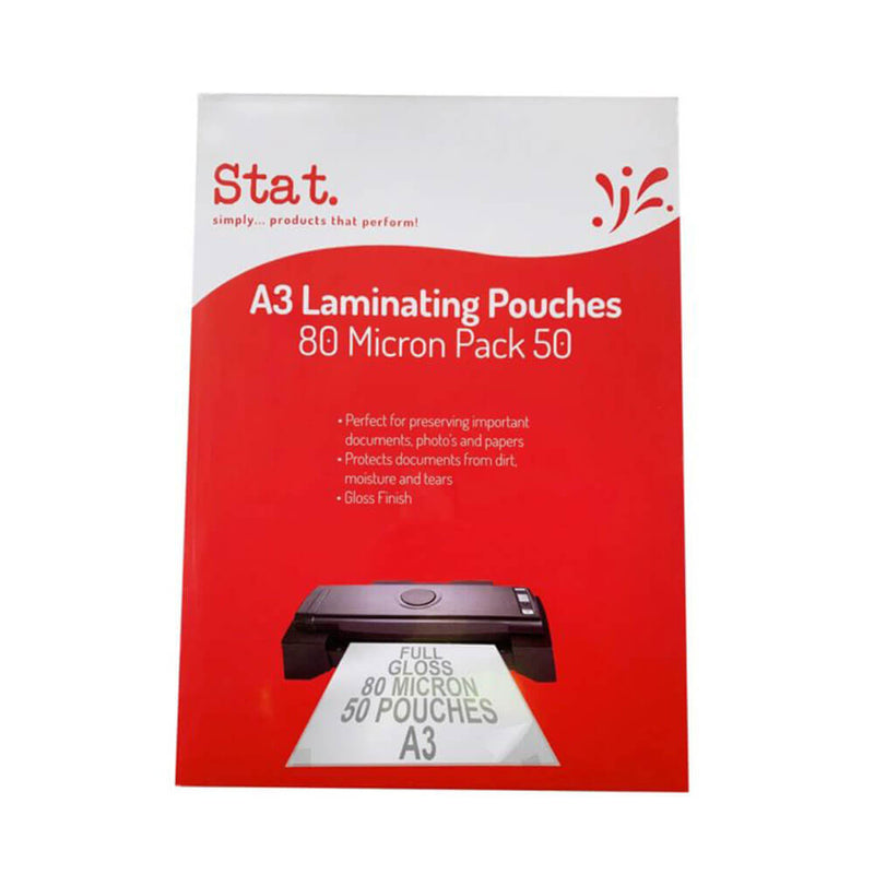 Stat Lamining Pouch 80 Micron (50PK)