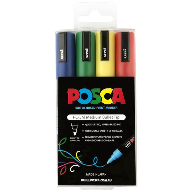 UNI POSCA 2,5 mm: n kärjen merkkivalo (4PK)