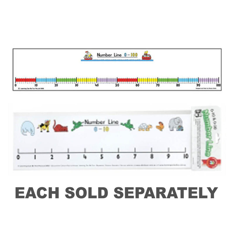 Learning Can Be Fun Student Number Line Math Tools