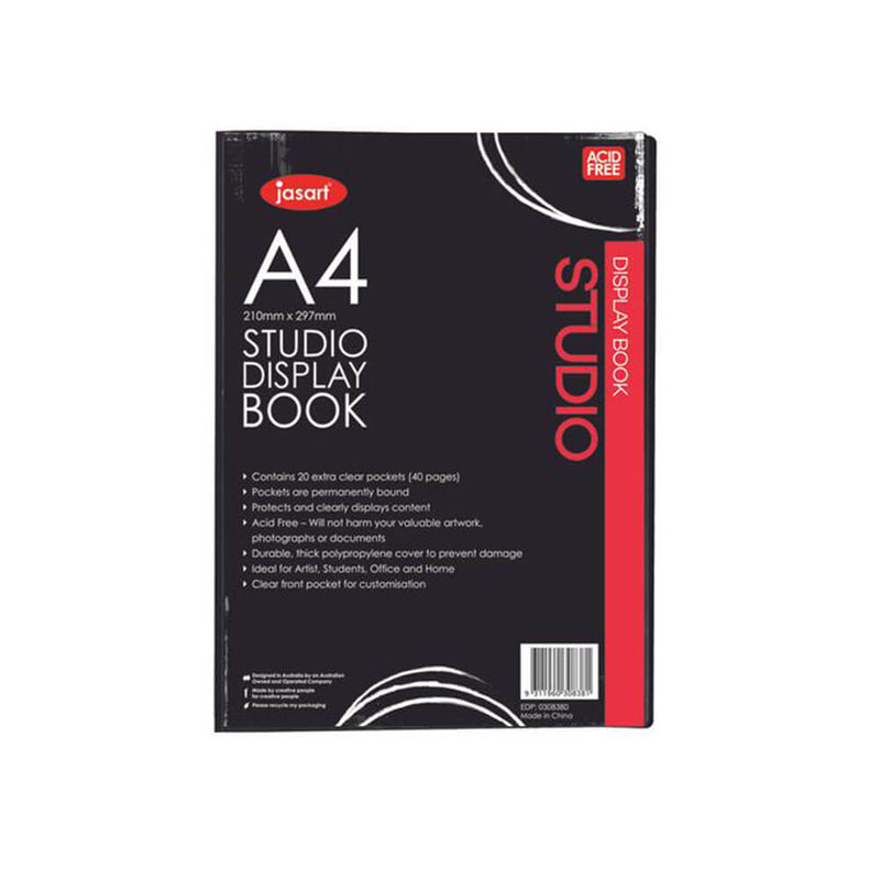 Jasart Display Book Black (20 sivua)