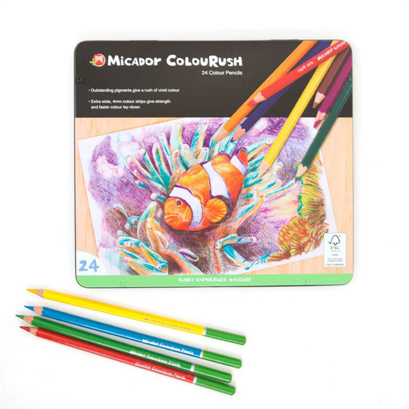 Micador colourush färgad blyertspenn