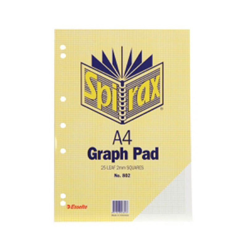 Sipax A4 25-blad grafplatta (förpackning med 10)