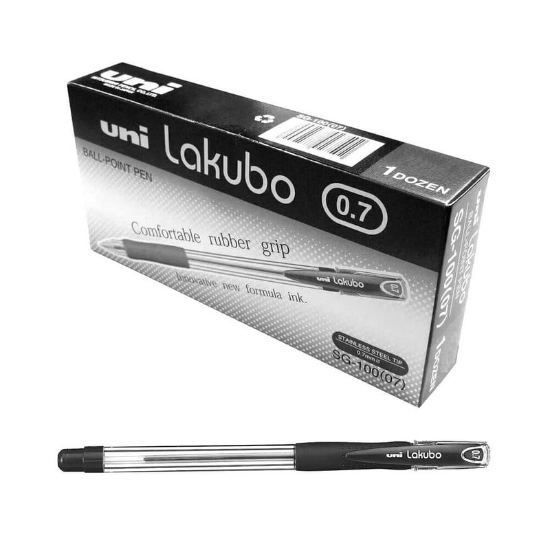 Uni Lakubo Ballpoint Pen 12pc (hieno)