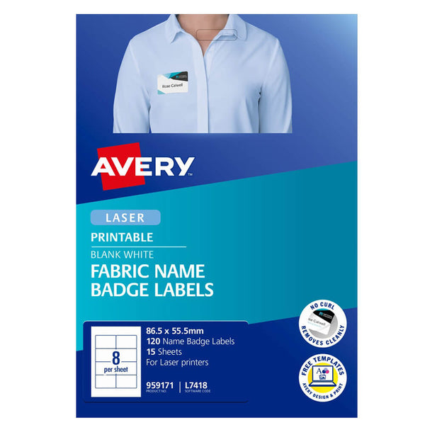 Avery Silk Name Label (Pack of 15)