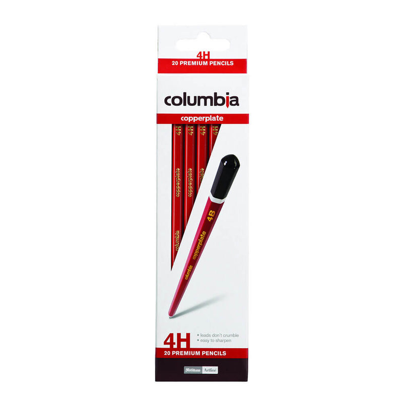  Columbia Copperplate Premium Bleistifte (Box mit 20 Stück)