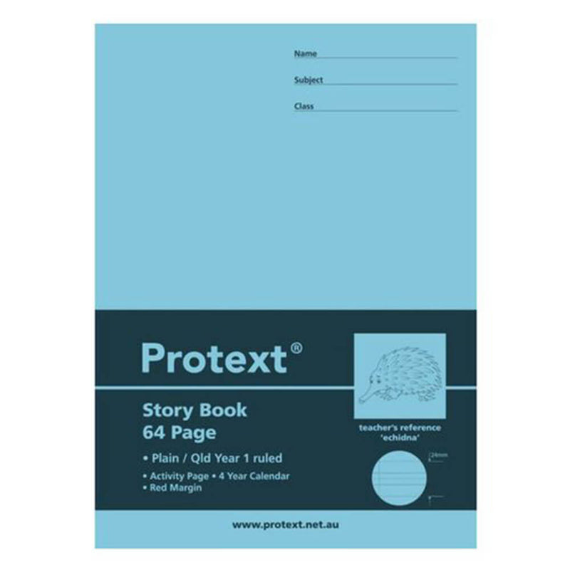 Protext -tarina hallitsi harjoituskirjan marginaalin 64pg 10pk