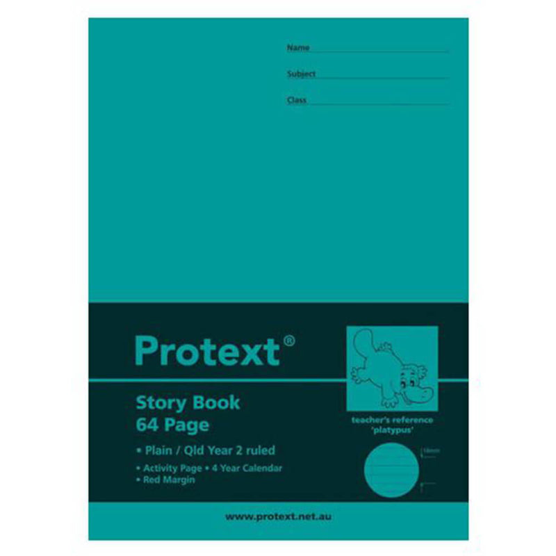 Protext Story styrde träningsbok w/ marginal 64pg 10pk