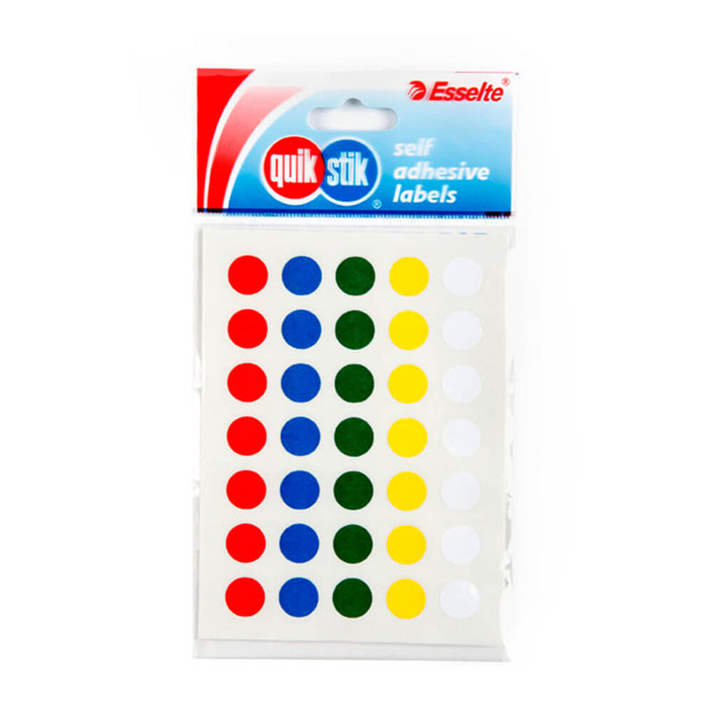 Quik Stik Multi Dot -etikett (paket med 10)