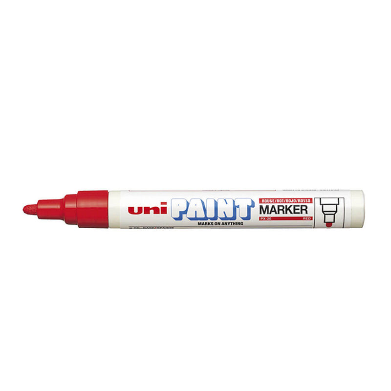 UNI PX20 MEDIAL Bullet Tip -maalimerkki 12kpl