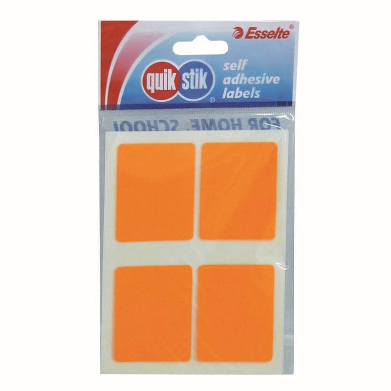 Quik Stik F/P Flouro farbiges Etikett (35x45)