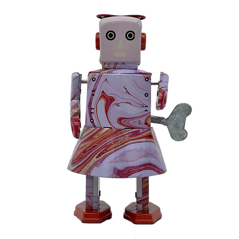 Mr. & Mrs. Tin Robot Toy 15cm